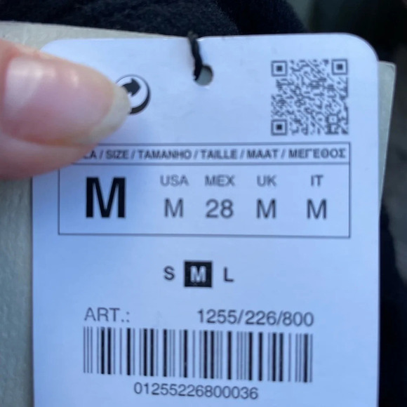 NWT ZARA WOOL BLEND SHORT COAT - Picture 4 of 6